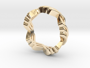 Twisted ring in 14K Yellow Gold: 5 / 49