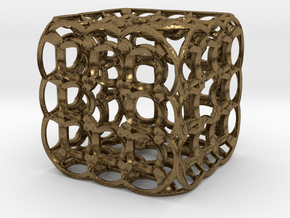 Fractal Box 40mm BF1 in Natural Bronze