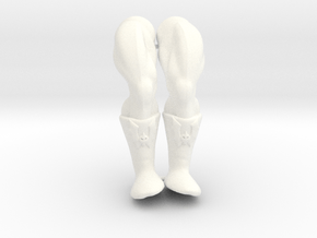 Grizzlor Legs VINTAGE in White Processed Versatile Plastic