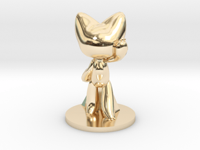 Mog Figure - Super Bust a Move in 14K Yellow Gold: Small