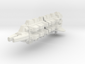 Cardassian Military Freighter 1/1400 in White Natural Versatile Plastic