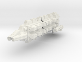 Klingon Military Freighter 1/1400 in White Natural Versatile Plastic