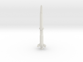 Boeing X-51 Waverider w/Booster in White Natural Versatile Plastic: 1:32