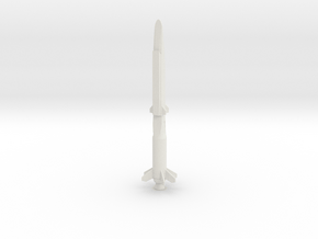 Boeing X-51 Waverider w/Booster in White Natural Versatile Plastic: 1:48 - O