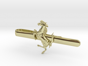 Ferrari tie clip in 18k Gold Plated Brass