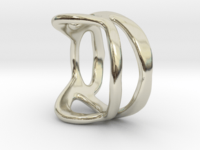 Organic Shaped Ring in 14k White Gold: 7 / 54