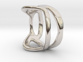 Organic Shaped Ring in Platinum: 7 / 54
