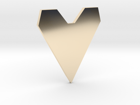 Heart Inner in 14K Yellow Gold