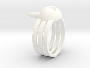Death The Kid Skull Ring in White Processed Versatile Plastic: 5.5 / 50.25