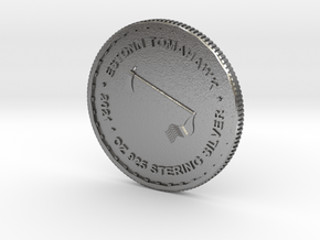 ESTONN Tomahawk Silver Coin (2021) in Natural Silver