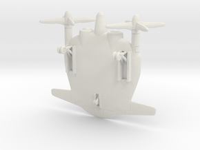 Vought XF5U-1 "Flying Flapjack" in White Premium Versatile Plastic: 1:100