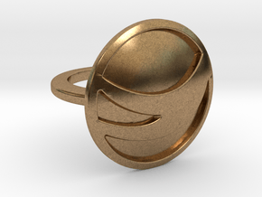 Globemed Ring, Filled in Natural Brass