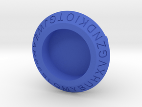 JQ Ring Size 9 in Blue Processed Versatile Plastic