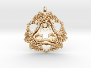 trinyy curved in 14K Yellow Gold