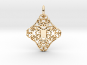 Creator Pendant in 14K Yellow Gold