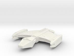 Romulan Science Ship 1/1400 Attack Wing in White Natural Versatile Plastic