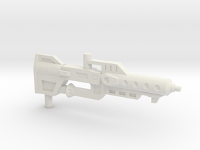  Siege or Kingdom  Ultra Magnus gun in White Natural Versatile Plastic