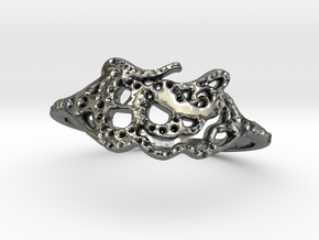 snake ring in Polished Silver