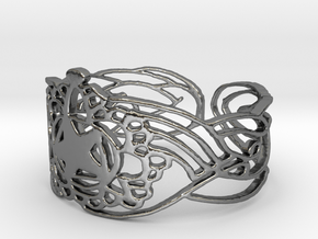 Bracelet Design  5,7 cm in Polished Silver
