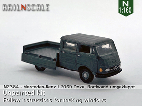 Mercedes-Benz L206D Doka (N 1:160) in Tan Fine Detail Plastic