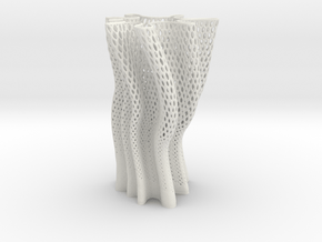Vase 1250 in White Natural Versatile Plastic
