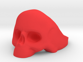 skull ring 7.5 in Red Processed Versatile Plastic