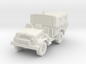 Bedford MWR early 1/76 in White Natural Versatile Plastic