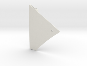 Lancia Delta centre console frame - Part 3 in White Natural Versatile Plastic