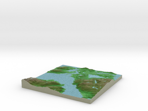 Terrafab generated model Tue Aug 12 2014 11:29:42  in Full Color Sandstone