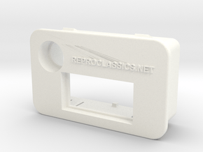 Delta Exhaust temperature & buzzer light frame 1 in White Processed Versatile Plastic