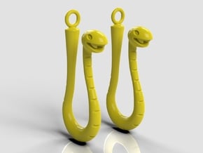 Boa Hancock Earrings in Yellow Processed Versatile Plastic
