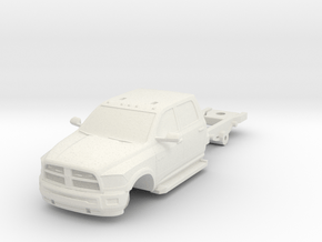 1/64 Dodge 4 door long chassis for Medic/Ambulance in White Natural Versatile Plastic