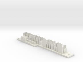 Eaglemoss Ectomobile Resistor Bank Replacement in White Natural Versatile Plastic