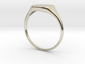 Squared Signet (Pinky) Ring 14k in 14k White Gold: 7.5 / 55.5