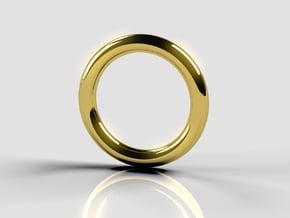 Sonic Ring in 18K Yellow Gold: 10 / 61.5