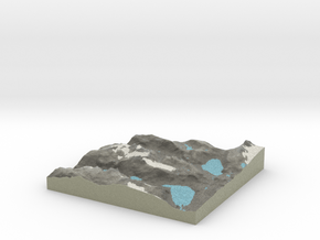 Terrafab generated model Mon Aug 11 2014 10:09:43  in Full Color Sandstone