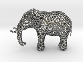 The Osseous Elephant in Polished Silver