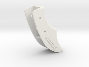 Slot Car Controller Trigger Extension - 2 FINGER in White Natural Versatile Plastic