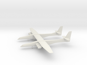 Scaled Composites 351 Stratolaunch in White Natural Versatile Plastic: 1:350