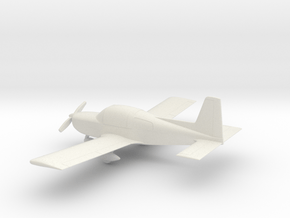 Grumman AA-5B Tiger in White Natural Versatile Plastic: 1:64 - S