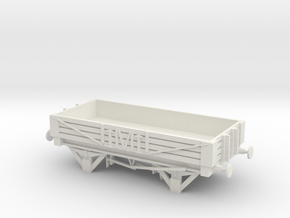 4 Plank Wagon in White Natural Versatile Plastic