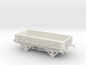 4 Plank Wagon Bachmann in White Natural Versatile Plastic