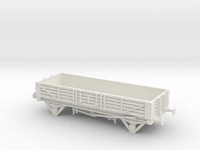 5 Plank Wagon in White Natural Versatile Plastic