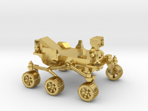 ROVER STAND for the Mars Ring Box in Polished Brass