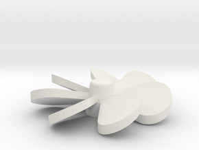 Ge7 Propeller in White Natural Versatile Plastic