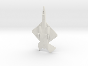 Northrop F-23A EMD w/Landing Gear in White Natural Versatile Plastic: 1:72