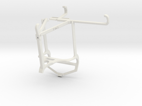 Controller mount for PS4 & Realme Narzo 30 - Top in White Natural Versatile Plastic