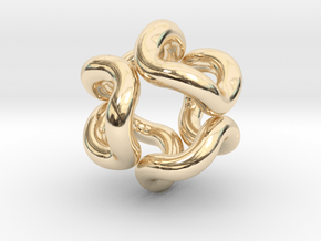 24tube 90d smal ball in 14K Yellow Gold