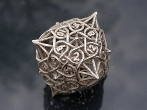 Multiplicitous d12 in Polished Bronzed-Silver Steel