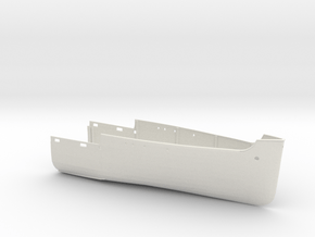 1/100 HMS Elfreda Hull Fore in White Natural Versatile Plastic